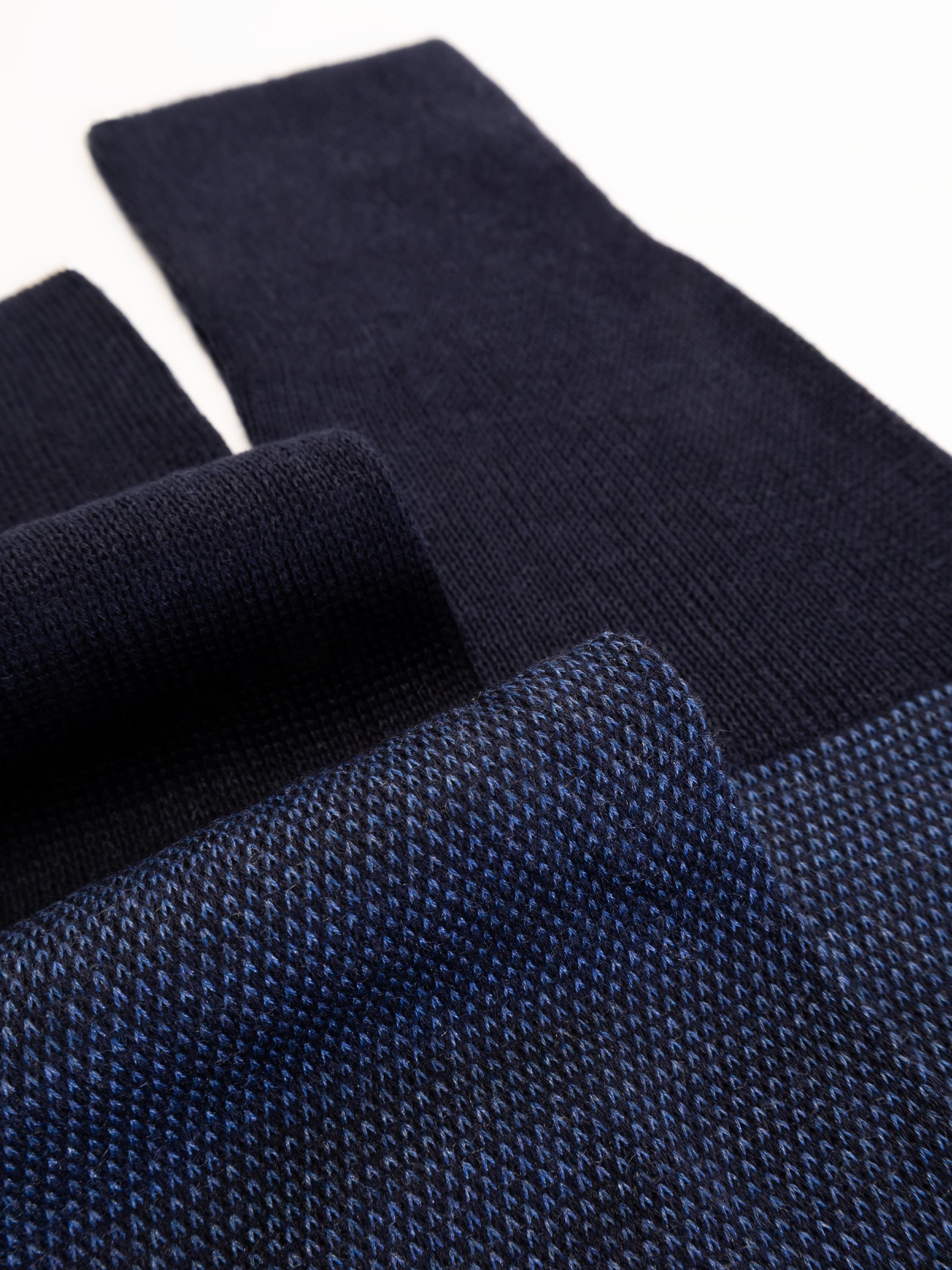 Calze Lunghe Oxford in Cashmere e Seta Gold bio - Image 2