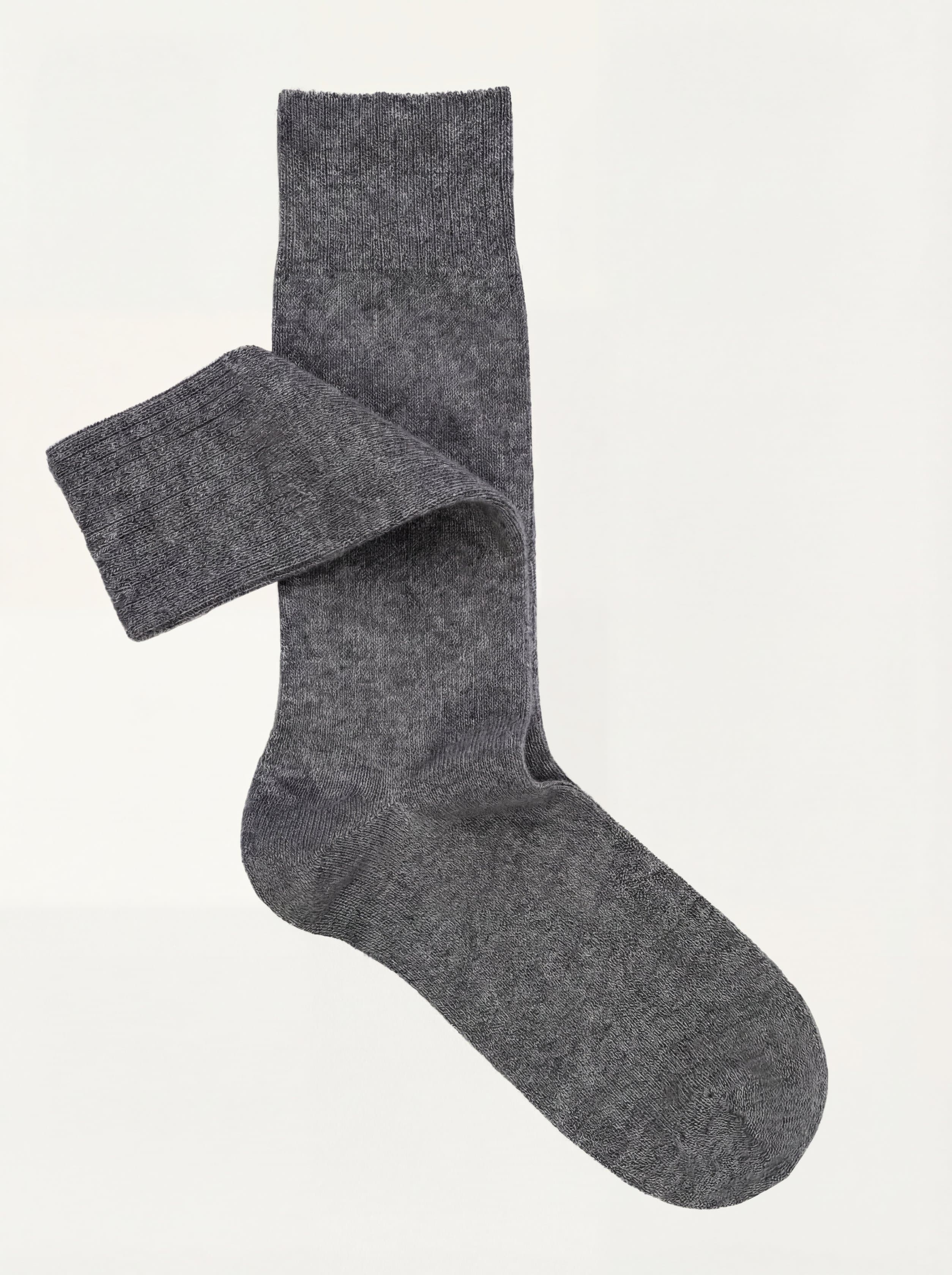 Calze corte tinta Unita in misto Cashmere - Image 8