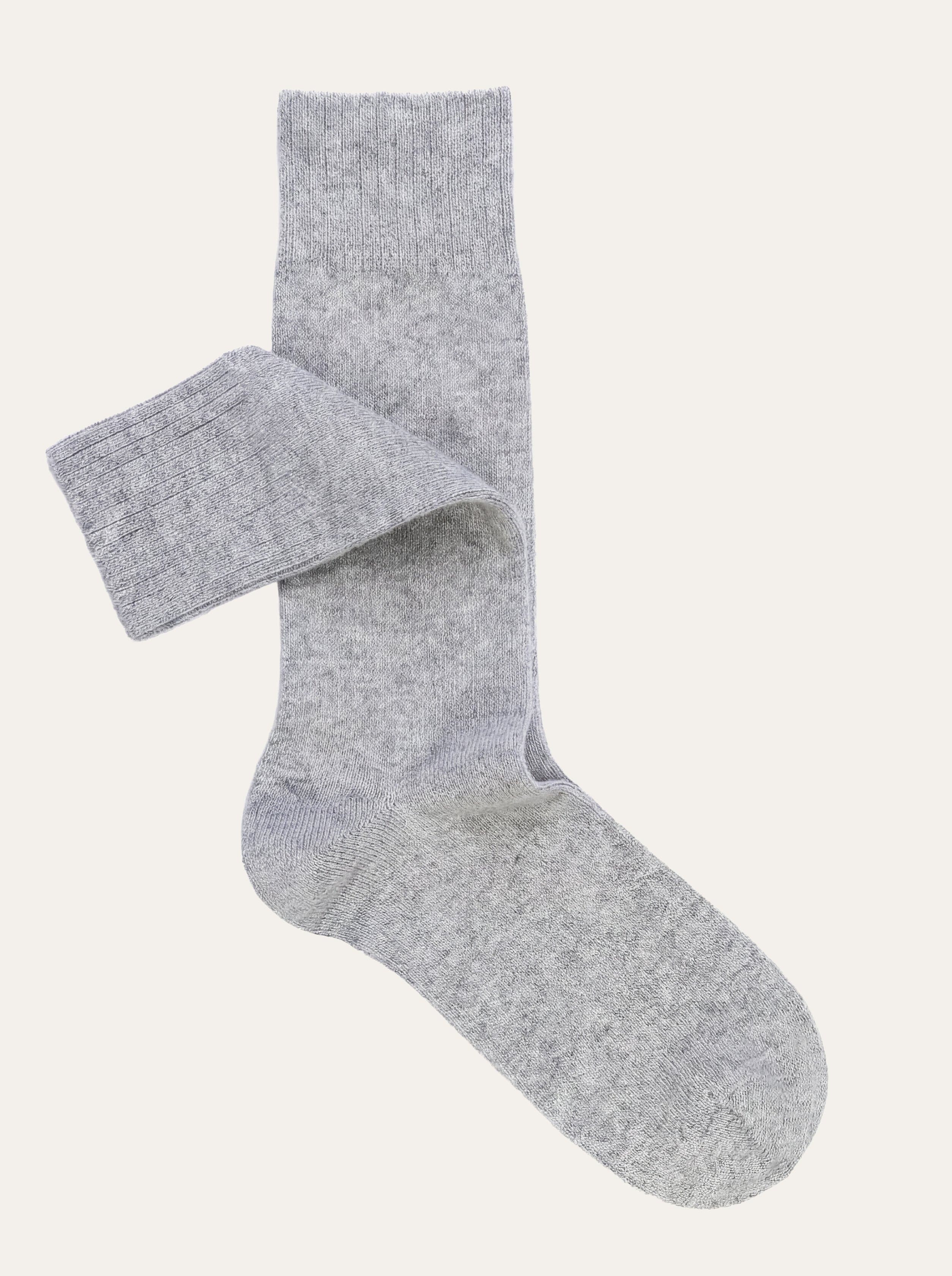 Calze corte tinta Unita in misto Cashmere - Image 20